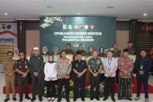 Bank Sampah Polresta Cirebon Layani 100 Pemohon Konversi Sampah dengan SIM