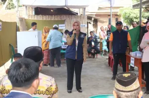 Pencoblosan Pilwu Serentak Berlangsung Kondusif, Wabup Ayu: Menang dan Kalah Harus Tetap Sinergi