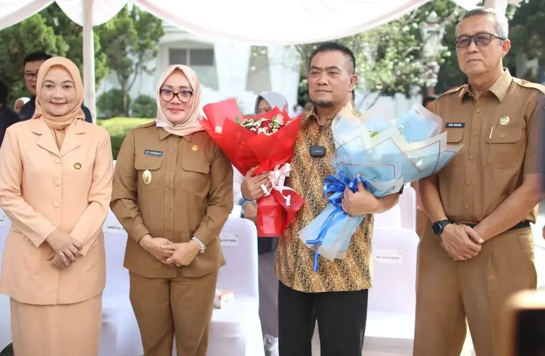 Prosesi Apel Pelepasan H. Nashrudin Azis, Suasana Haru Selimuti Balaikota Cirebon