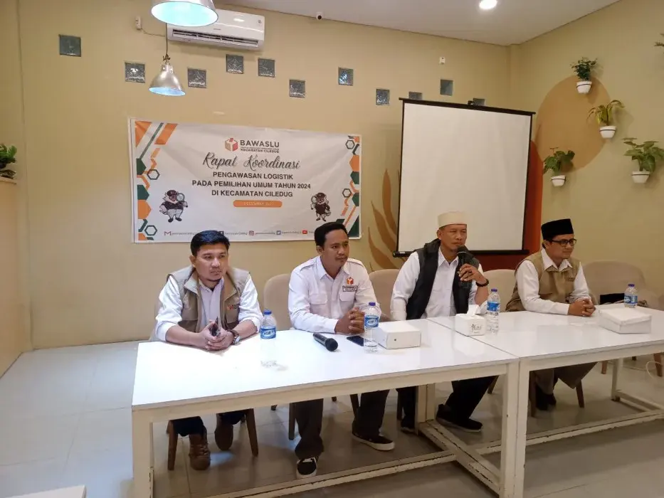 Panwascam Ciledug Gelar Bimtek soal Distribusi Logistik dan Kampanye untuk Pemilu 2024