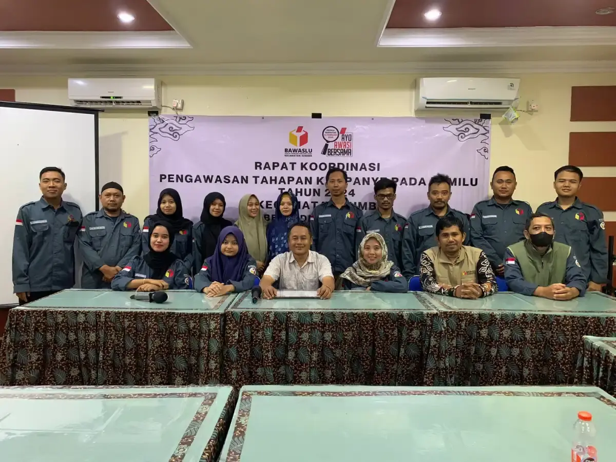 Panwascam Sumber Komitmen Kawal Setiap Tahapan Pemilu