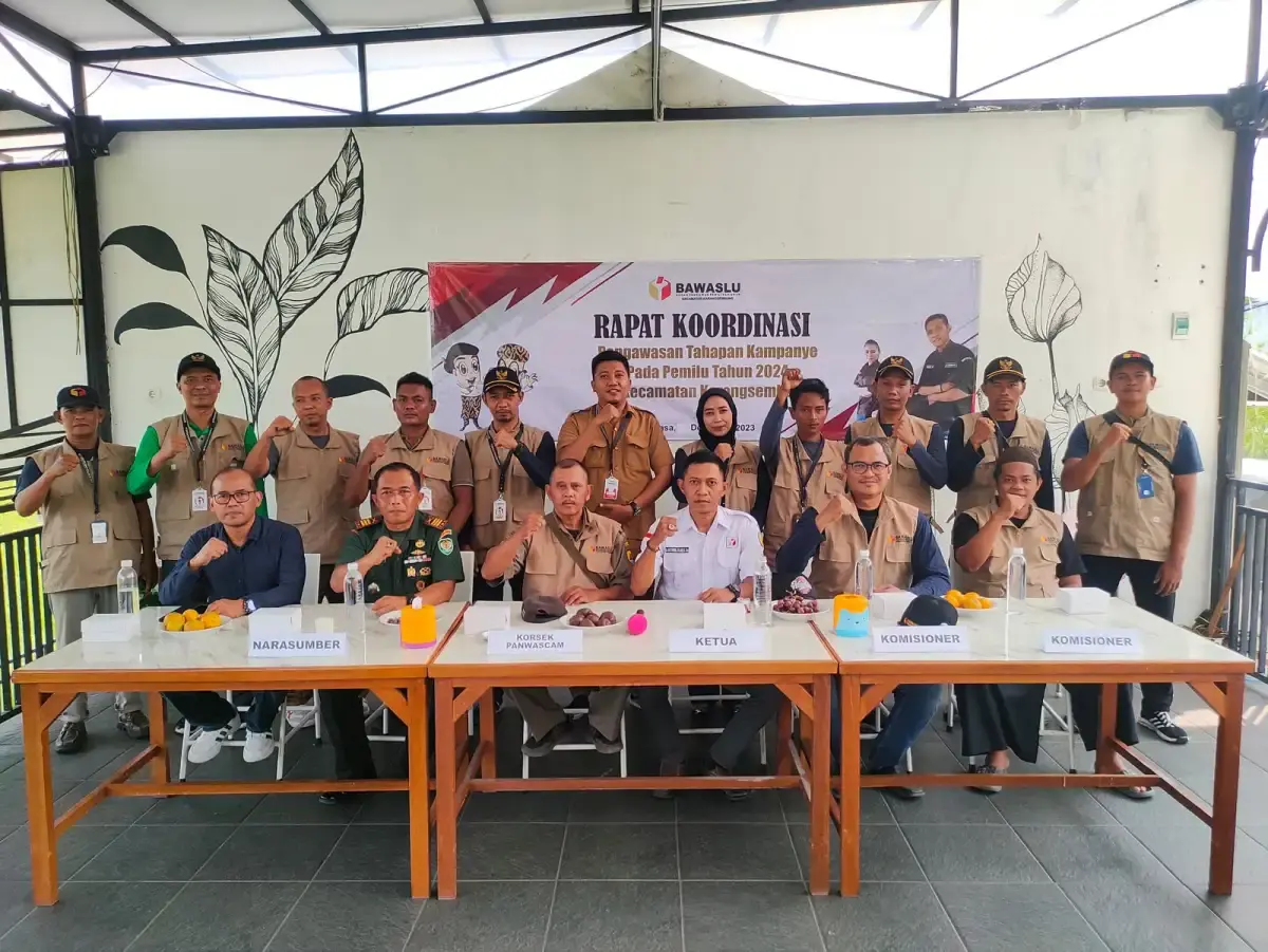 Panwascam Karangsembung Komitmen Jaga Integritas Pemilu 2024