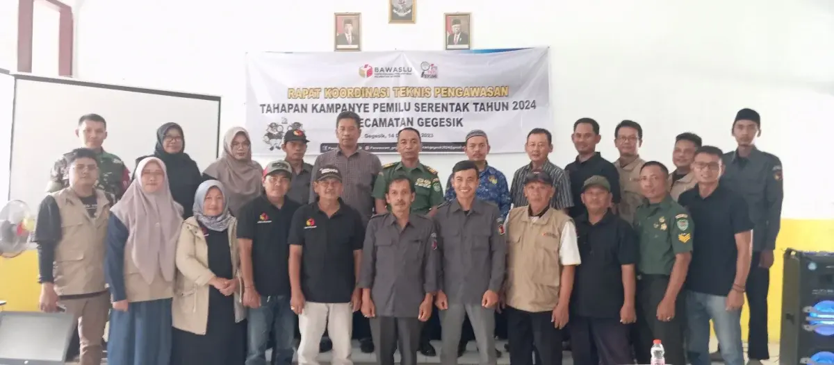 Panwascam Gegesik dan PKD Adakan Rakor Pengawasan untuk Jaga Integritas Pemilu