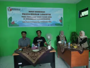 Panwascam Karangwareng Komitmen Awas Distribusi Logistik