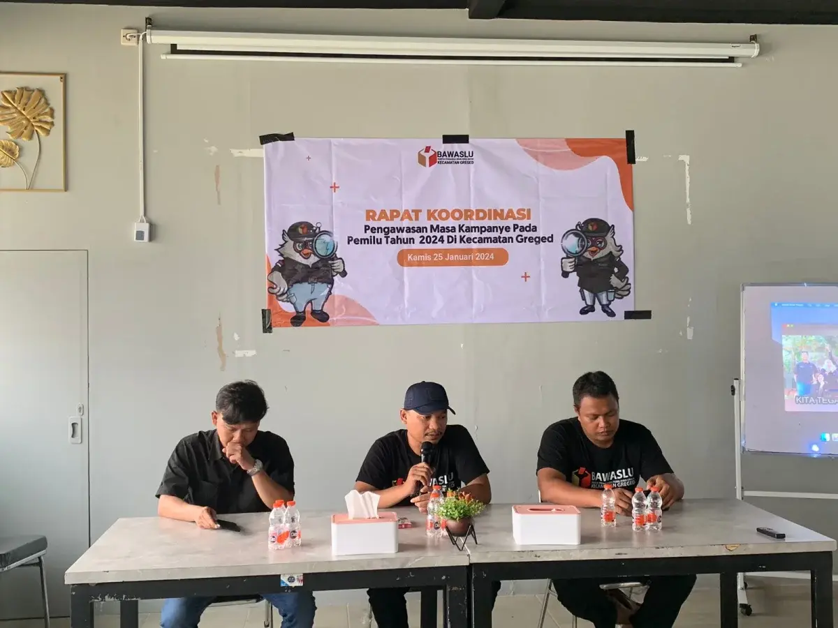 Panwascam Greged Awasi Pelaksanaan Kampanye secara Ketat