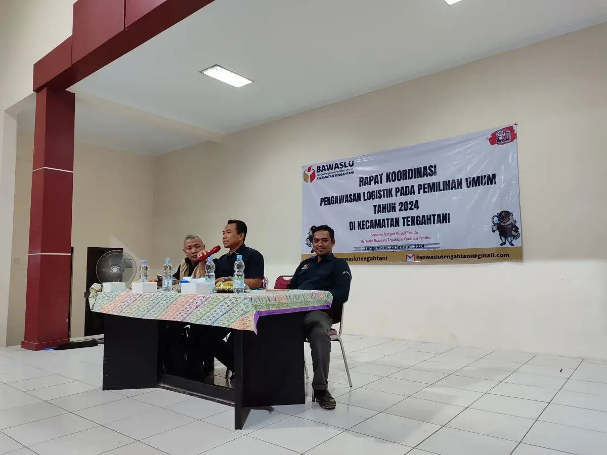 Panwascam Tengahatani Ketat Awasi Tahapan Logistik Pemilu