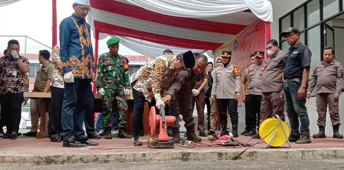 Kabupaten Cirebon Darurat Narkoba, Kejari Sumber Musnahkan Barang Bukti Senilai Rp3,4 Miliar Lebih