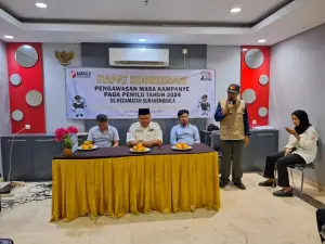 Panwascam Suranenggala Gelar Rakor Pengawasan Kampanye Pemilu 2024