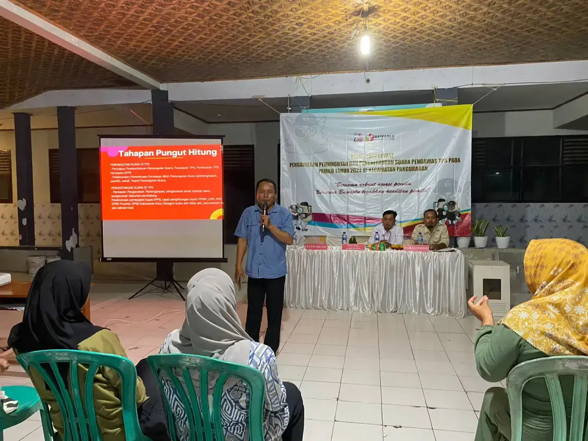 Panwascam Panguragan Ingatkan Kewaspadaan PTPS saat Tahapan Tungsura Pemilu 2024