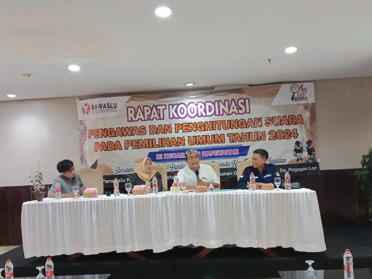 Panwascam Kapetakan Gelar Rapat Koordinasi Tungsura