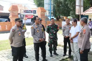 Pasca Pemungutan Suara Pemilu, Kapolres Cirebon Kota Cek Sejumlah PPK