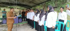 Galagamba ASIK, Kuwu Suwandi Lantik 17 Perangkat Desa dan Staf Pemdes