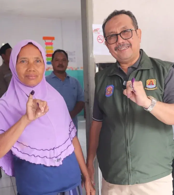 Pemilu 2024 di Kabupaten Cirebon Berjalan Lancar, Bupati Imron Monitoring Bersama Forkompinda