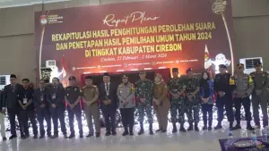 Pleno Pemilu 2024 Tingkat Kabupaten Cirebon Dimulai, Bupati : Yang Menang Hasil Pilihan Rakyat