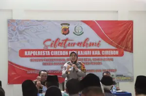 Kapolresta Cirebon, Dandim, dan Kajari Gelar Silaturahmi Kamtibmas di Ciwaringin