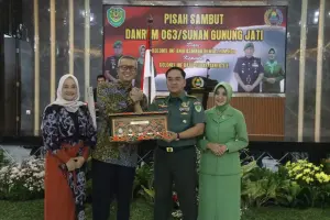 Pj Wali Kota Hadiri Pisah Sambut Danrem 063/Sunan Gunung Jati
