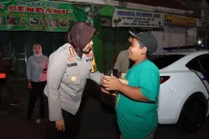 Patroli Sahur Polresta Cirebon, Ajak Sahur Masyarakat dan Jaga Kamtibmas