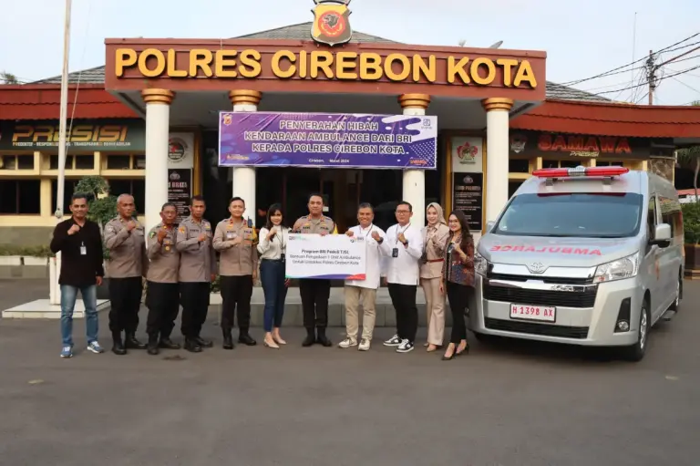 Polres Ciko Dapat Bantuan Hibah Mobil Ambulance dari BRI