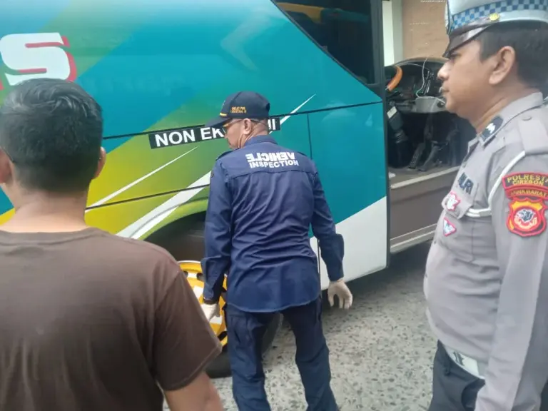 Mudik Aman dan Lancar Jalur Darat, Satlantas Polresta Bersama Dishub Periksa Angkutan Bus