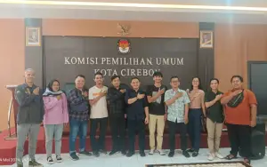 KPU Kota Cirebon Siap Bersinergi dengan FOMO Hadapi Pilkada 2024