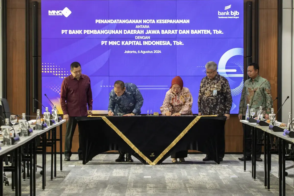Tandatagani MoU dengan MNC Kapital, bank bjb Akselerasi Potensi Bisnis Digital