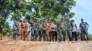 Tim Wasev TNI AD Tinjau Progres TMMD ke-121 di Kabupaten Cirebon