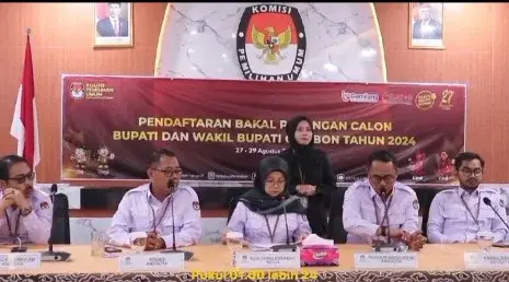 KPU Kabupaten Cirebon Terima Pendaftaran Empat Pasangan Bakal Calon Bupati dan Wakil Bupati