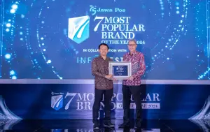 Bank bjb Raih Penghargaan "Most Popular Brand of The Year" dari Jawa Pos