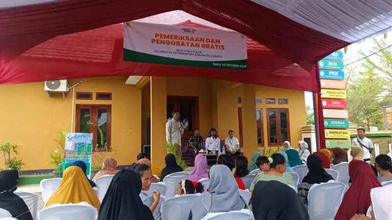 Cirebon Power Gelar Pengobatan Gratis, Ratusan Warga Desa Kanci Kulon Terbantu