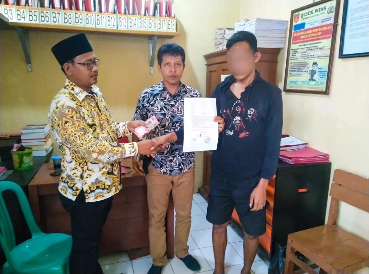Kotak Infaq Masjid Dibobol, Pelaku Tertangkap Warga dan Diserahkan ke Polisi