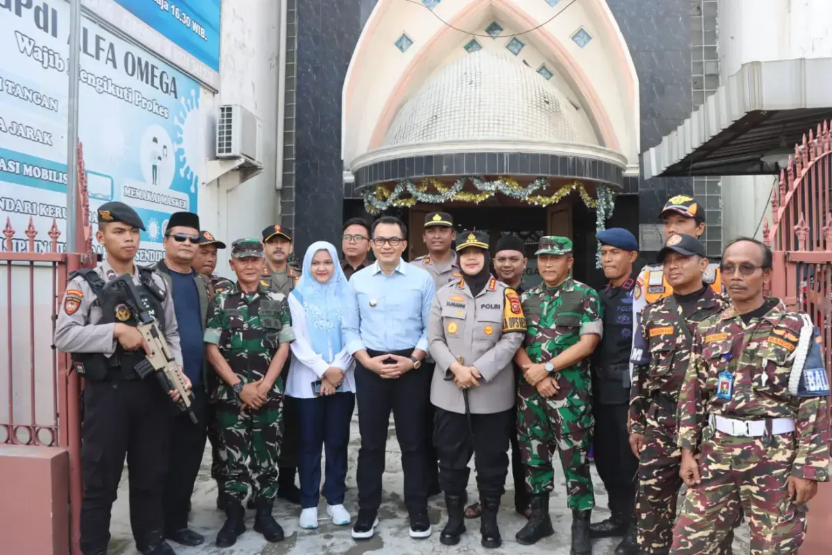 Forkopimda Kabupaten Cirebon Pastikan Perayaan Natal 2024 Berjalan Aman dan Kondusif