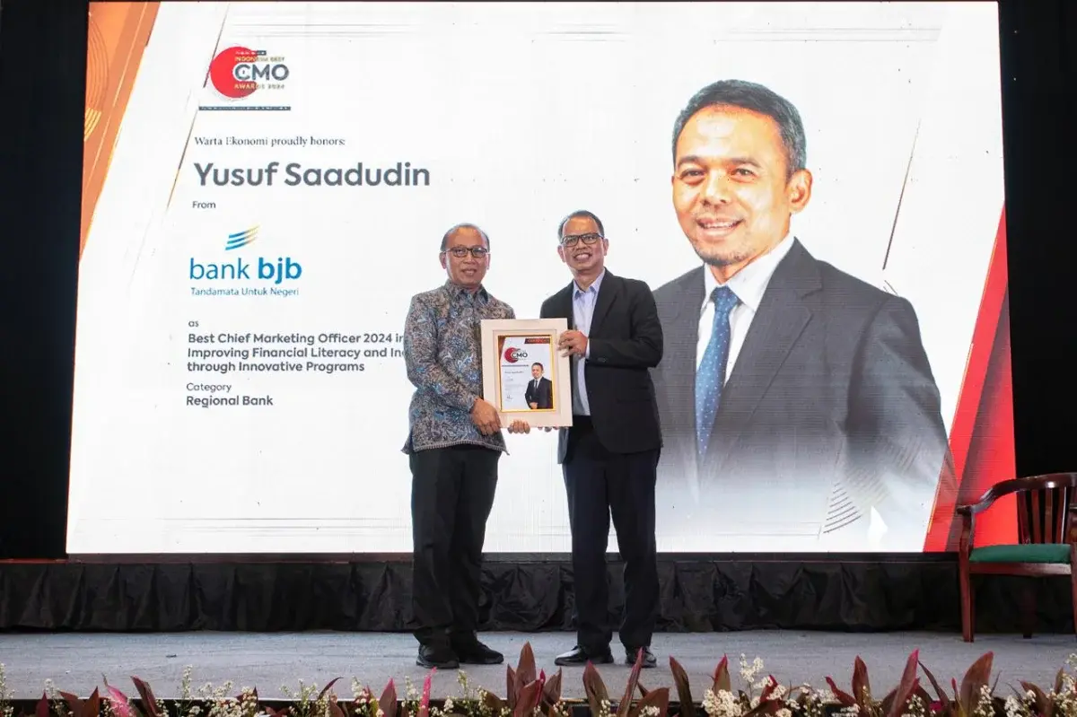 Bank BJB Raih Penghargaan Indonesia Best CMO Award 2024 atas Inovasi Pemasaran