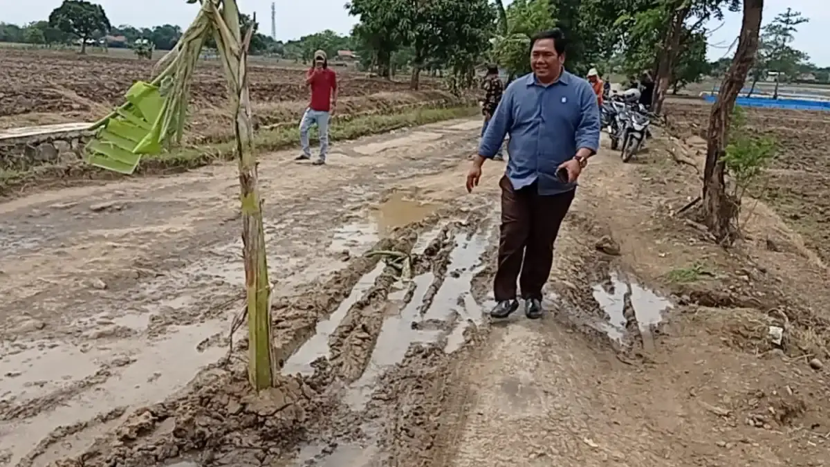 Jalan Rusak Parah di Cirebon, Warga Gelar Protes Kreatif dengan Pohon Pisang dan Kuburan Satir