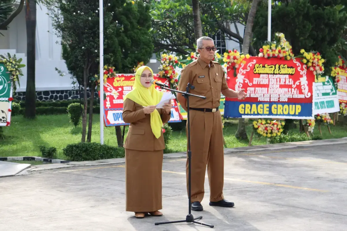 Hadiri Apel Pagi Pertama, Wakil Wali Kota Ajak ASN Wujudkan Visi Pembangunan Kota Cirebon