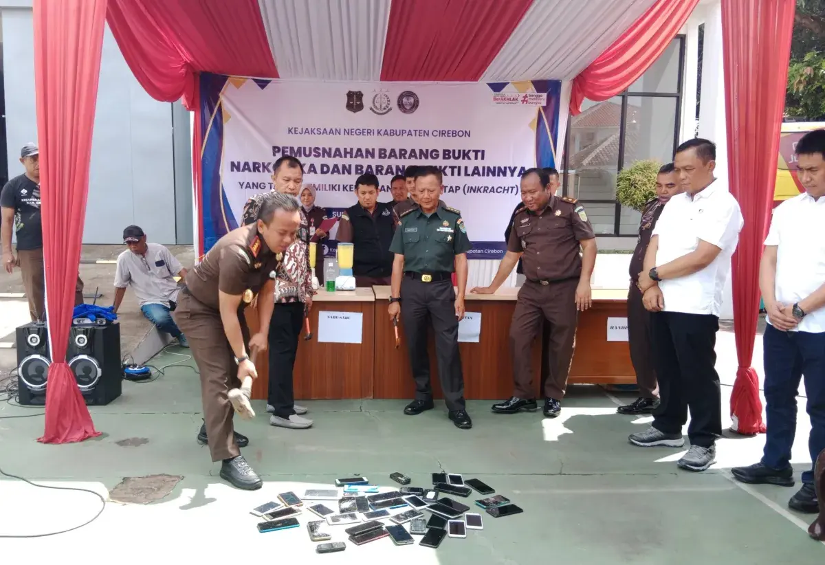 Jelang Ramadan, Kejari Kabupaten Cirebon Musnahkan Narkotika