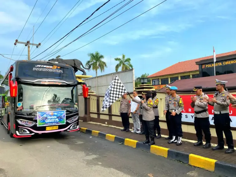 Mudik Gratis Polresta Cirebon, Warga Senang Bisa Pulang Kampung Tanpa Biaya
