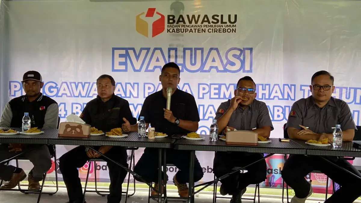 Bawaslu Kabupaten  Cirebon Evaluasi Pengawasan Pemilu 2024, Media Jadi Mitra Strategis