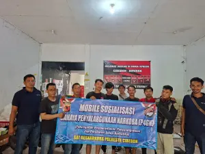 Lewat Mobile Sosialisasi, Polresta Cirebon Edukasi Bahaya Narkoba