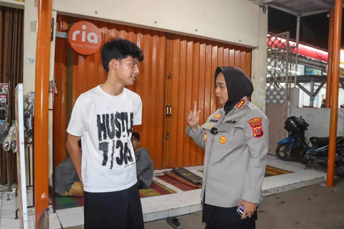 Kapolresta Tertibkan Remaja Masih Nongkrong Malam