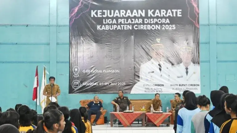 Kejuaraam Karate Pelajar Digelar, Wabup: Sportivitas dan Karakter Lebih Utama