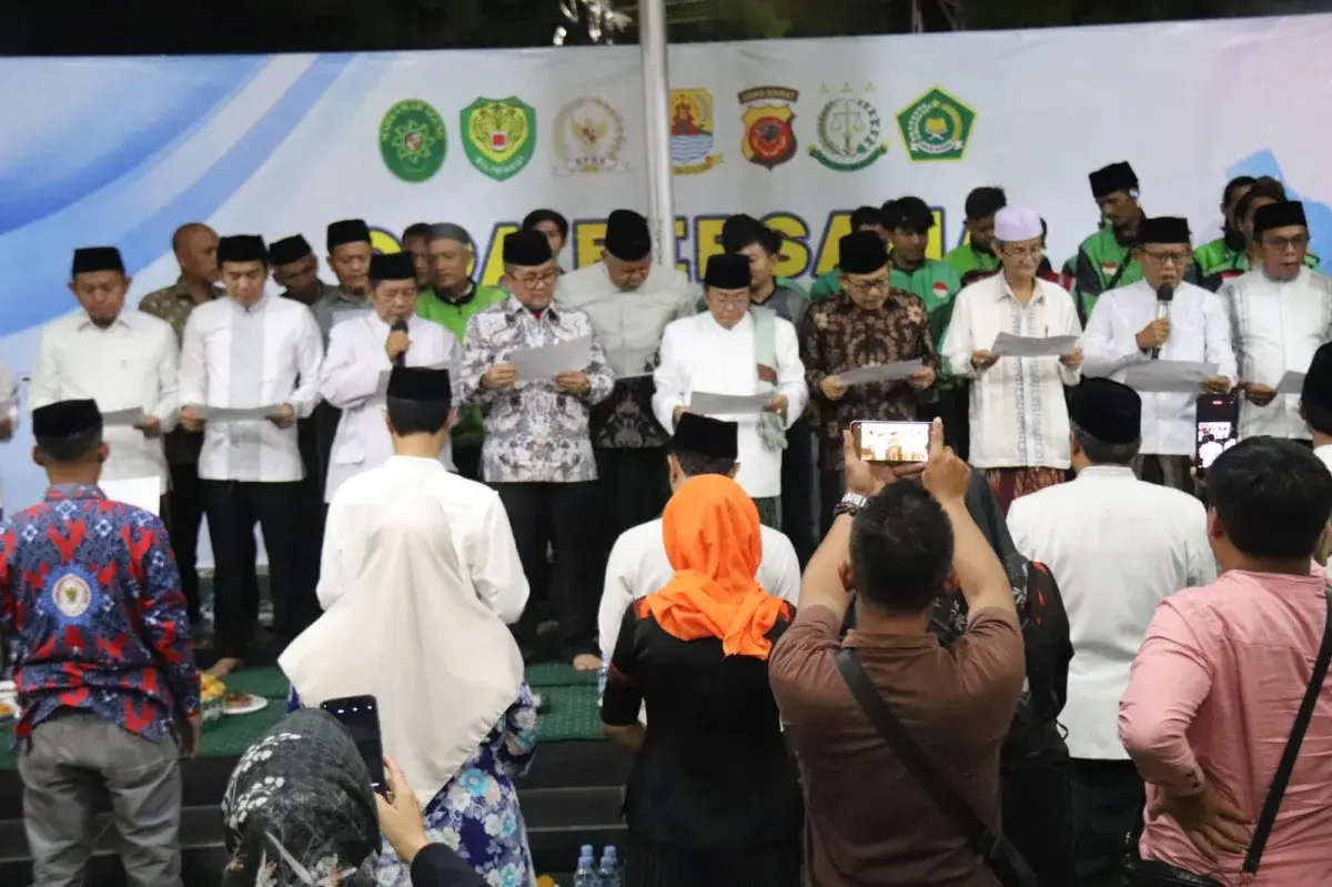 Doa Bersama di Mapolresta, Imron: Persatuan dan Kedamaian Cirebon Tanggung Jawab Bersama