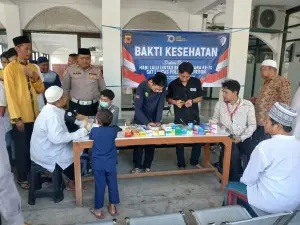 Satlantas dan Dokkes Hadirkan Layanan Kesehatan Gratis untuk Warga