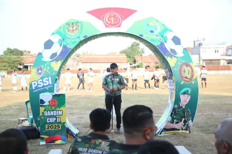 Kodim 0620 Gelar Dandim Cup II, Dorong Pemuda Cirebon Aktif dan Sportif