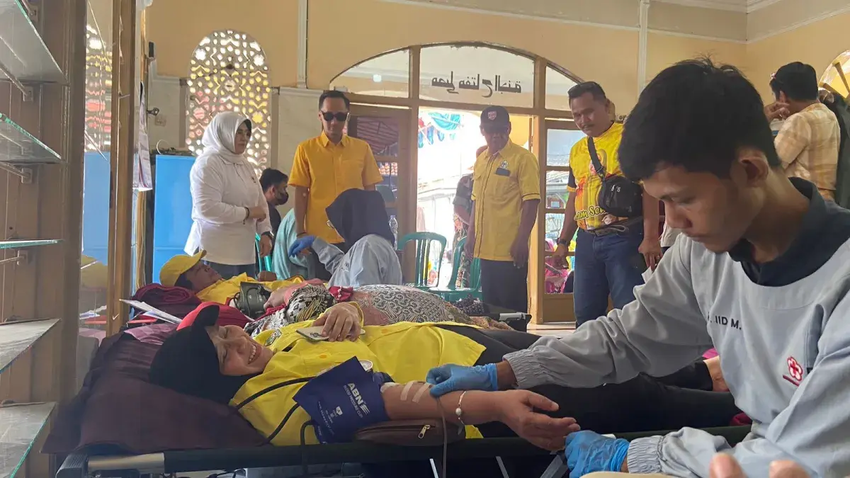 HUT Golkar di Kabupaten Cirebon, Dari Sembako Murah hingga Setetes Darah untuk Sesama