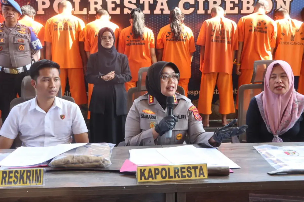 Polresta Cirebon Bongkar 17 Kasus Kriminal Sepanjang September