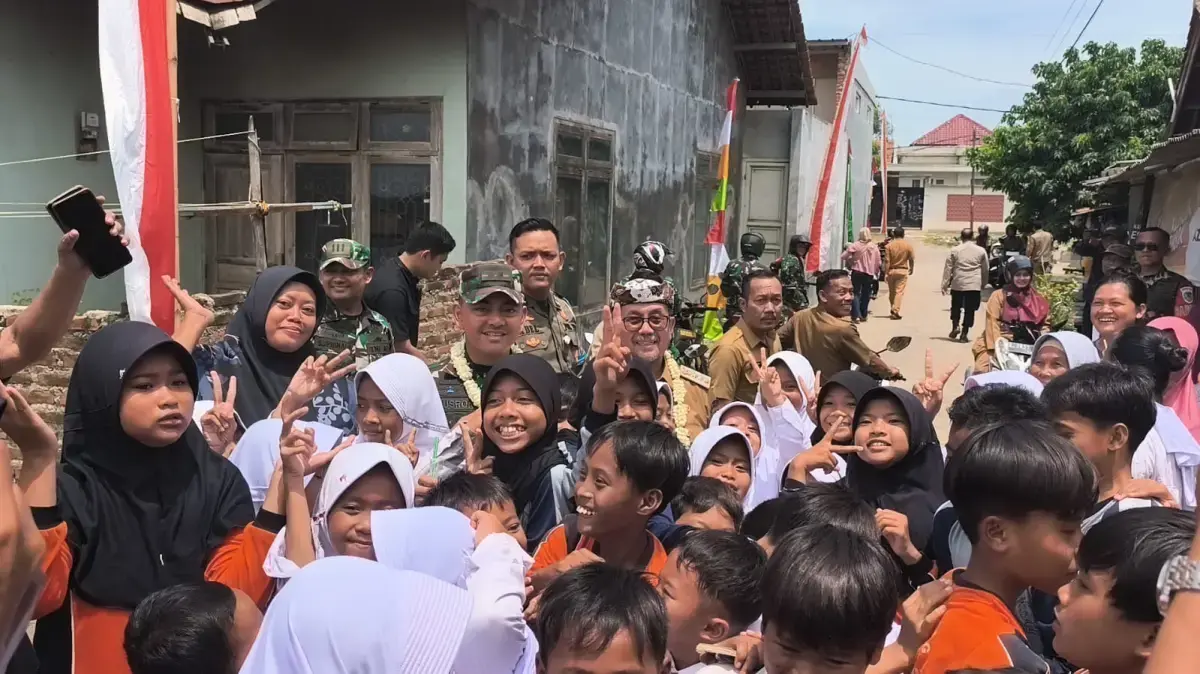 TNI dan Pemkab Cirebon Perkuat Sinergi Lewat Program BSMSS di Desa Sambeng