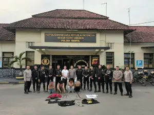 Empat Pemuda Bersejata Tajam Diciduk Patroli Raimas di Palimanan