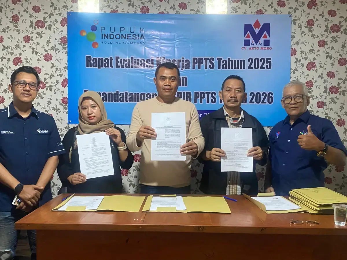 Tingkatkan Sinergi Distribusi, CV Artomoro Gelar Evaluasi Kinerja PPTS 2025 dan Penandatanganan SPJB PUD - PPTS 2026