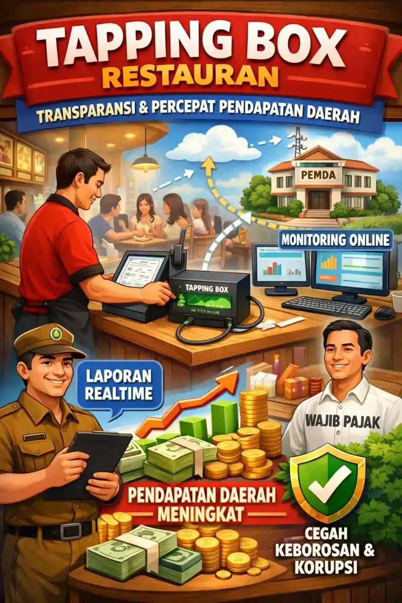 Baru 93 Tapping Box Terpasang, Ribuan Restoran Belum Terpantau