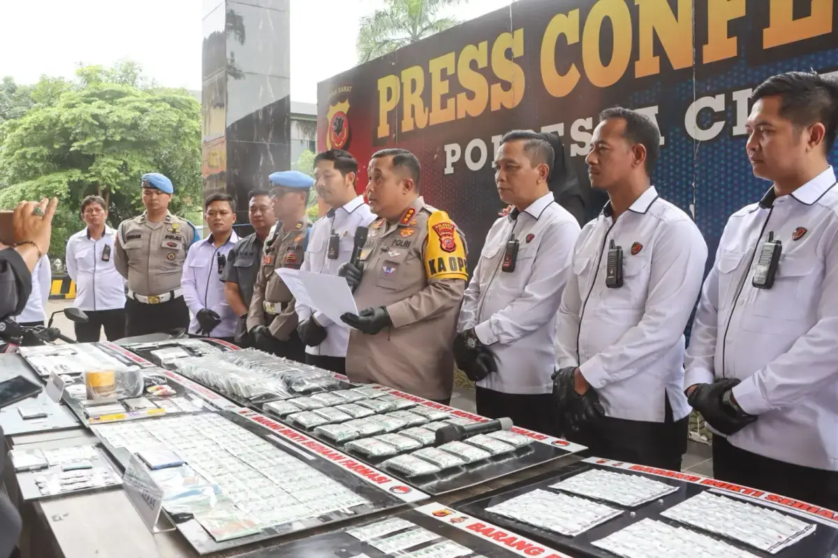 12 Kasus Narkoba Terbongkar, Polresta Cirebon Sita Ribuan Obat Terlarang